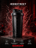 Shaker Protéiné 600ml — Bille Mélangeur & Bec Verseur Étanche